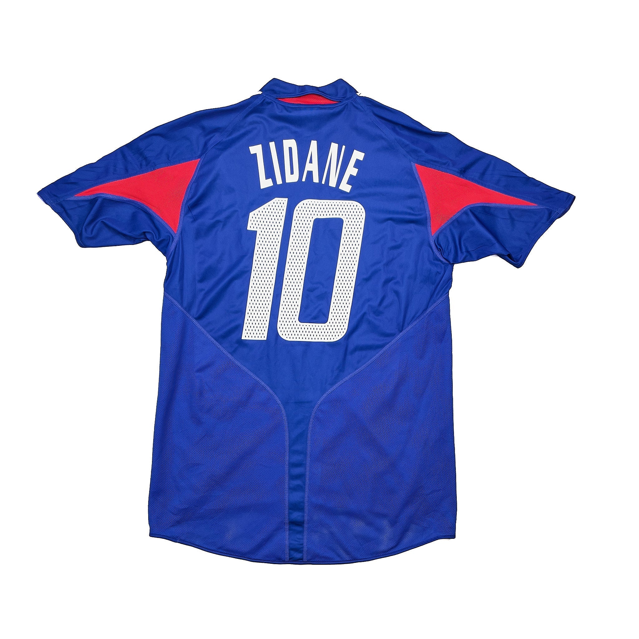 Buy 2004/06 France Zidane 10 Home Shirt (M) Adidas ~ Free worldwide shipping ~ Authentic Vintage Football Shirts from Cult Kits