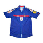 Buy 2004/06 France Zidane 10 Home Shirt (M) Adidas ~ Free worldwide shipping ~ Authentic Vintage Football Shirts from Cult Kits
