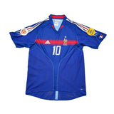 Buy 2004/06 France Zidane 10 Home Shirt (M) Adidas ~ Free worldwide shipping ~ Authentic Vintage Football Shirts from Cult Kits