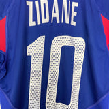 Shop 2004/06 FRANCE ZIDANE #10 HOME SHIRT (S) ADIDAS, classic football shirts, vintage football shirts & retro soccer jerseys at Cult Kits