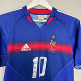Shop 2004/06 FRANCE ZIDANE #10 HOME SHIRT (S) ADIDAS, classic football shirts, vintage football shirts & retro soccer jerseys at Cult Kits