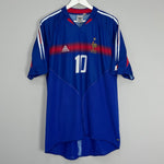 Shop 2004/06 FRANCE ZIDANE #10 HOME SHIRT (XL) ADIDAS, classic football shirts, vintage football shirts & retro soccer jerseys at Cult Kits