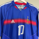 Shop 2004/06 FRANCE ZIDANE #10 HOME SHIRT (XL) ADIDAS, classic football shirts, vintage football shirts & retro soccer jerseys at Cult Kits