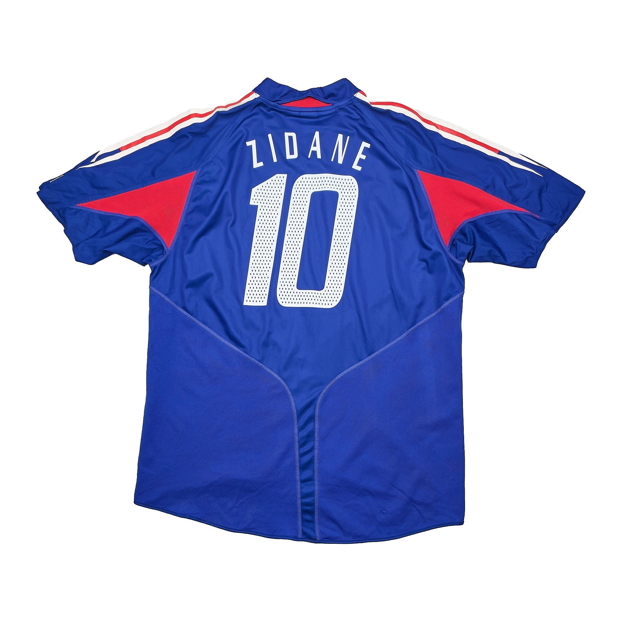 Buy 2004/06 France Zidane 10 Home Shirt (XL) Adidas ~ Free worldwide shipping available ~ Authentic Vintage Football Shirts from Cult Kits