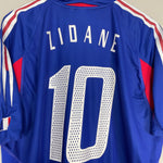 Shop 2004/06 FRANCE ZIDANE #10 HOME SHIRT (XL) ADIDAS, classic football shirts, vintage football shirts & retro soccer jerseys at Cult Kits
