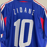 Shop 2004/06 FRANCE ZIDANE #10 HOME SHIRT (XL) ADIDAS, classic football shirts, vintage football shirts & retro soccer jerseys at Cult Kits