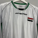 Shop 2004/06 IRAQ L/S HOME SHIRT (XL) JACK & JONES, classic football shirts, vintage football shirts & retro soccer jerseys at Cult Kits