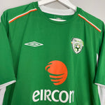 Shop 2004/06 IRELAND KEANE #6 HOME SHIRT (L) UMBRO, classic football shirts, vintage football shirts & retro soccer jerseys at Cult Kits