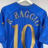 2004/06 ITALY BAGGIO 10 HOME SHIRT (L) PUMA - Cult Kits - Large - Buy Vintage Football Shirts, Authentic Retro Football Shirts For Sale, Classic Football Shirts & Soccer Jersey