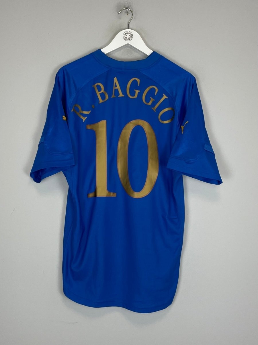 2004/06 ITALY BAGGIO 10 HOME SHIRT (L) PUMA - Cult Kits - Large - Buy Vintage Football Shirts, Authentic Retro Football Shirts For Sale, Classic Football Shirts & Soccer Jersey