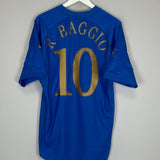 2004/06 ITALY BAGGIO 10 HOME SHIRT (L) PUMA - Cult Kits - Large - Buy Vintage Football Shirts, Authentic Retro Football Shirts For Sale, Classic Football Shirts & Soccer Jersey