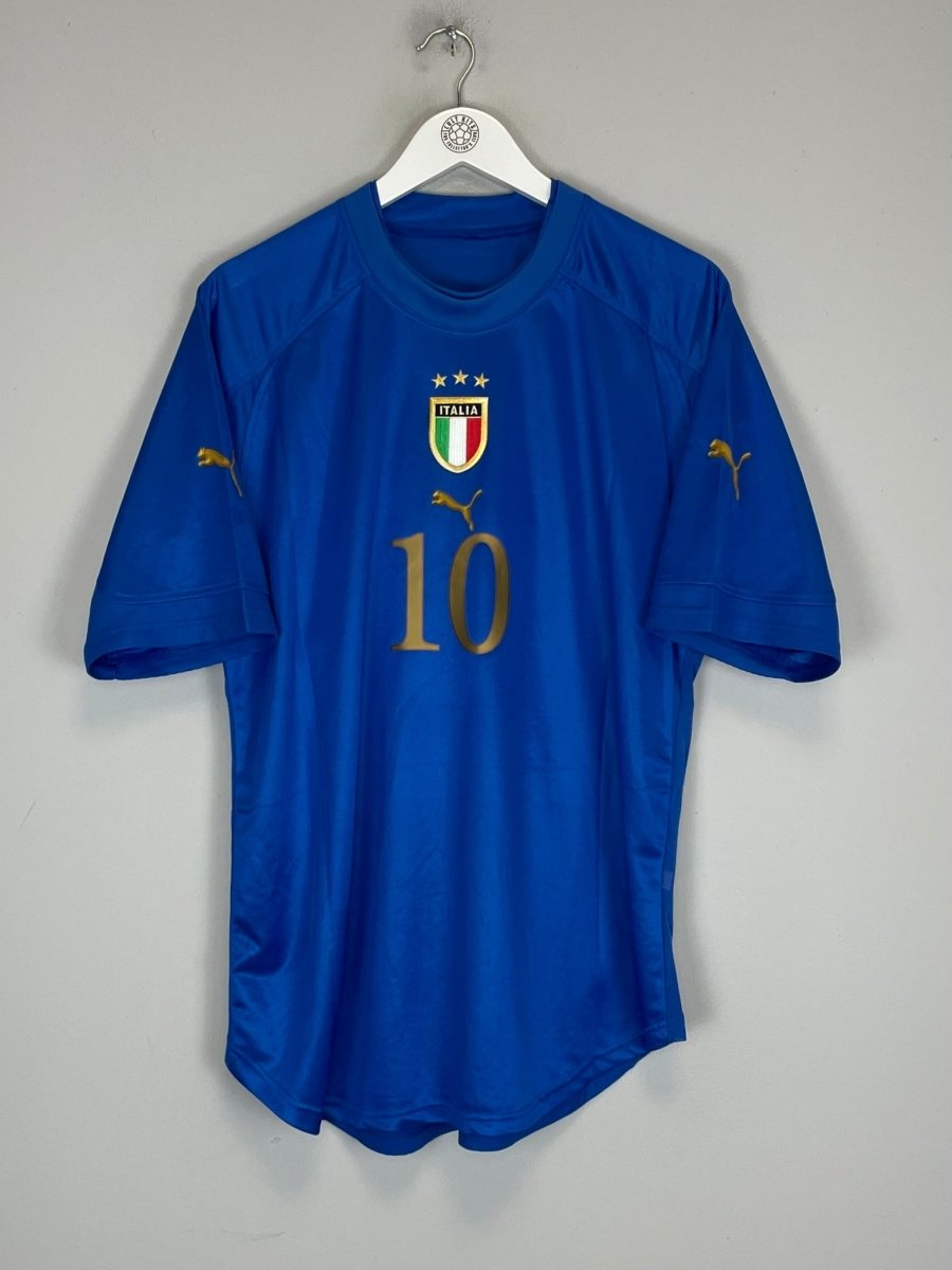 2004/06 ITALY BAGGIO 10 HOME SHIRT (L) PUMA - Cult Kits - Large - Buy Vintage Football Shirts, Authentic Retro Football Shirts For Sale, Classic Football Shirts & Soccer Jersey