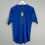 Shop 2004/06 ITALY TOTTI #10 HOME SHIRT (L) PUMA, classic football shirts, vintage football shirts & retro soccer jerseys at Cult Kits