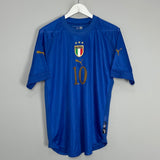 Shop 2004/06 ITALY TOTTI #10 HOME SHIRT (L) PUMA, classic football shirts, vintage football shirts & retro soccer jerseys at Cult Kits