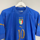 Shop 2004/06 ITALY TOTTI #10 HOME SHIRT (S) PUMA, classic football shirts, vintage football shirts & retro soccer jerseys at Cult Kits