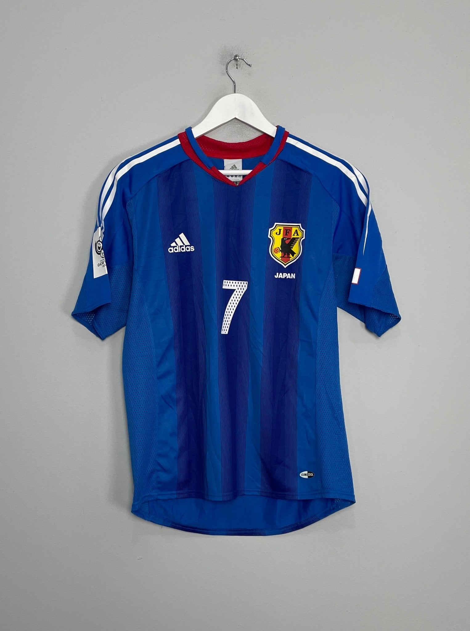 Shop 2004/06 JAPAN NAKATA #7 HOME SHIRT (M) ADIDAS, classic football shirts, vintage football shirts & retro soccer jerseys at Cult Kits