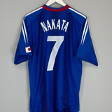 Shop 2004/06 JAPAN NAKATA #7 *PLAYER ISSUE* HOME SHIRT (M) ADIDAS, classic football shirts, vintage football shirts & retro soccer jerseys at Cult Kits