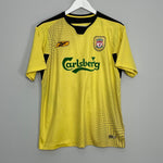 Shop 2004/06 LIVERPOOL LE TALLEC #13 AWAY SHIRT (M) REEBOK, classic football shirts, vintage football shirts & retro soccer jerseys at Cult Kits