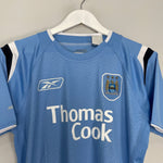 Shop 2004/06 MANCHESTER CITY HOME SHIRT (S) REEBOK, classic football shirts, vintage football shirts & retro soccer jerseys at Cult Kits