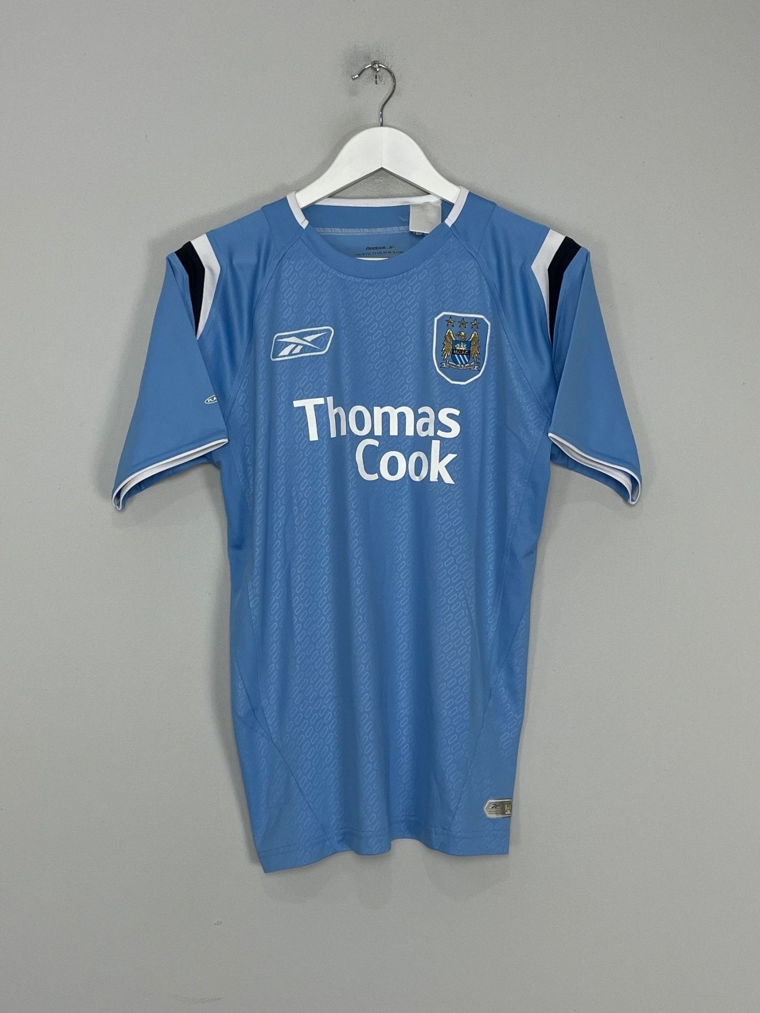 Shop 2004/06 MANCHESTER CITY HOME SHIRT (S) REEBOK, classic football shirts, vintage football shirts & retro soccer jerseys at Cult Kits