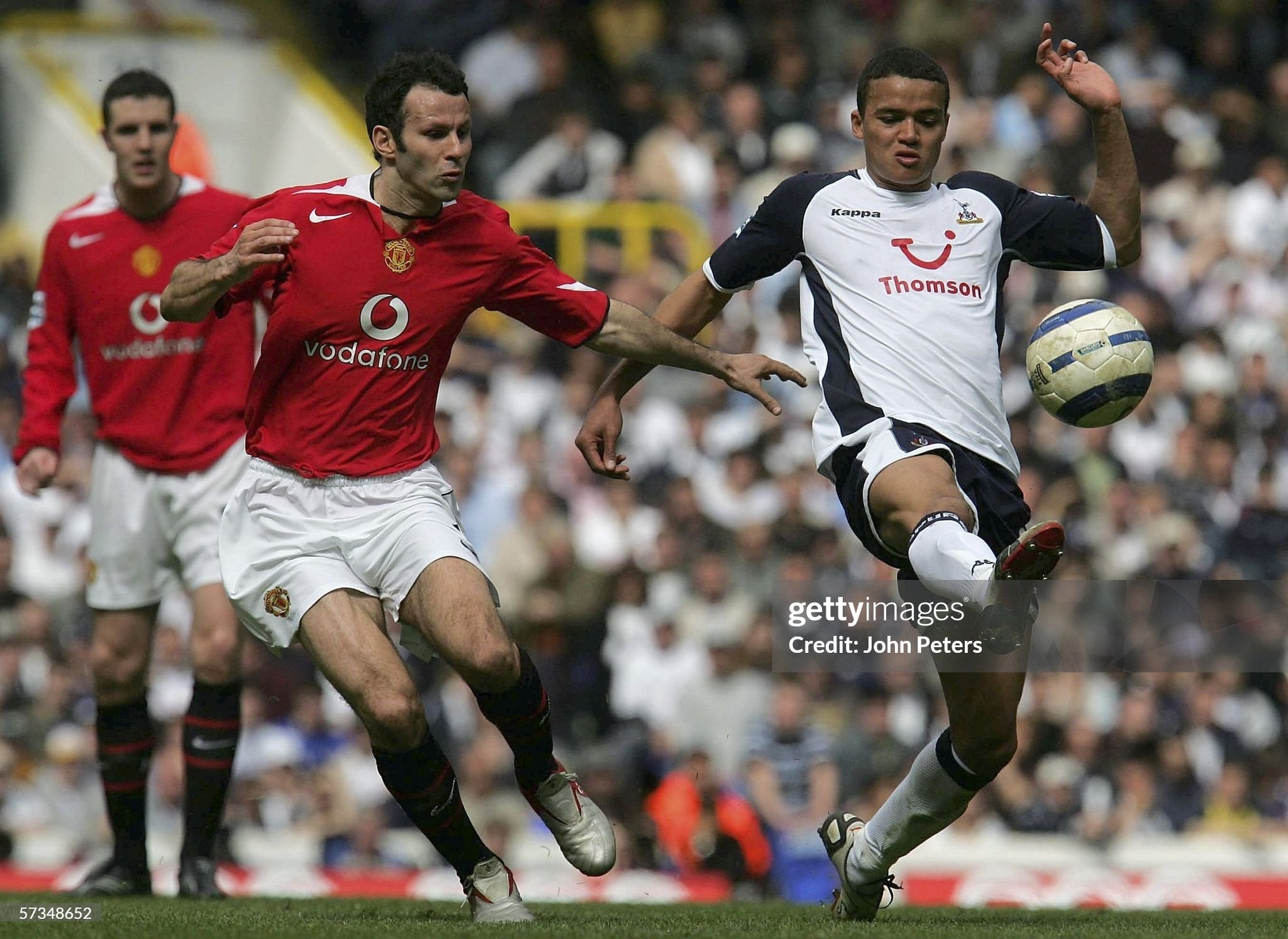 Buy 2004/06 MANCHESTER UNITED GIGGS 11 *MATCH WORN VS TOTTENHAM* HOME SHIRT (L) NIKE ~ Free worldwide shipping available ~ Authentic Vintage Football Shirts from Cult Kits