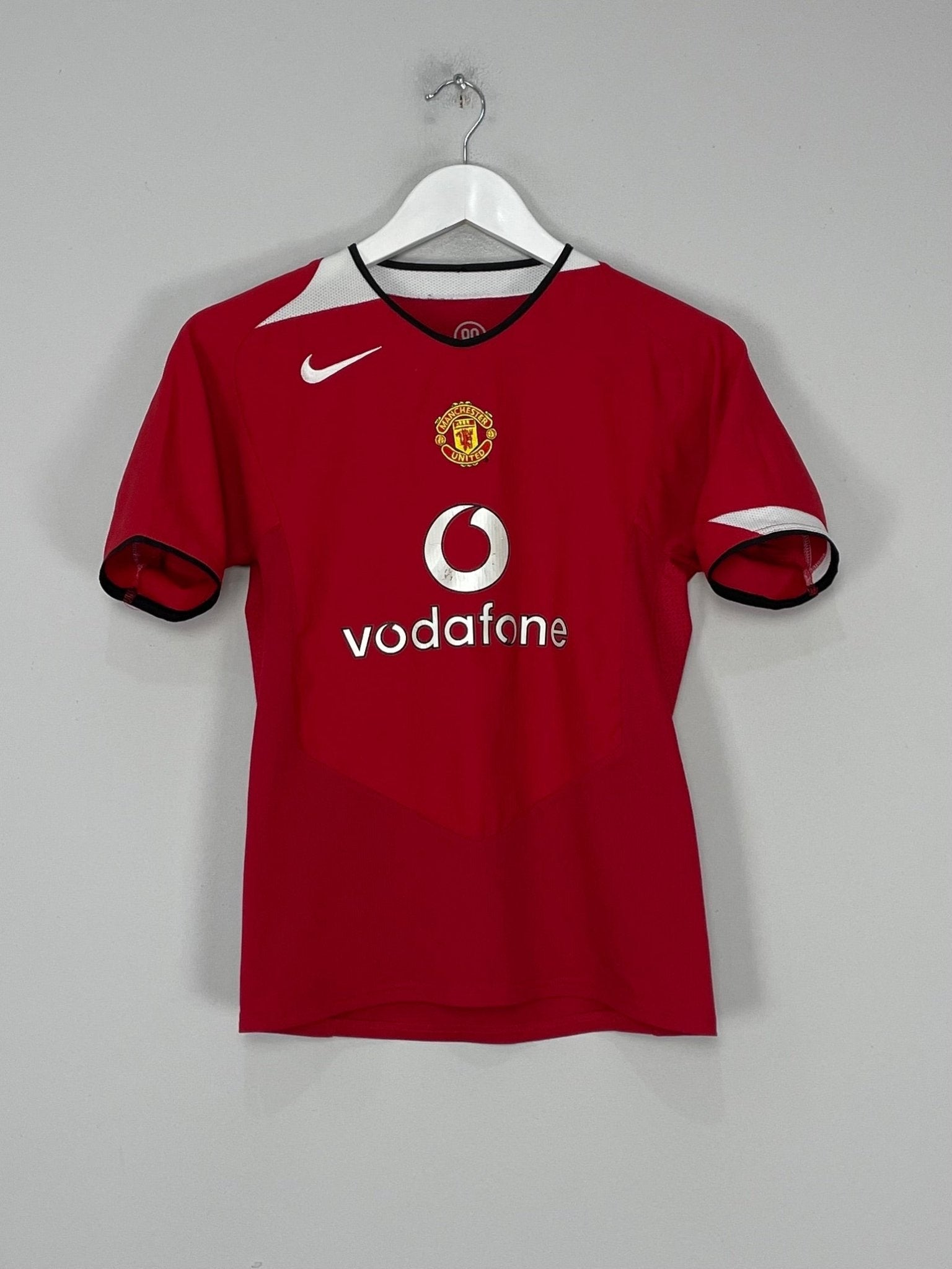 Shop 2004/06 MANCHESTER UNITED HOME SHIRT (L.KIDS) NIKE, classic football shirts, vintage football shirts & retro soccer jerseys at Cult Kits