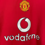 Shop 2004/06 MANCHESTER UNITED HOME SHIRT (L.KIDS) NIKE, classic football shirts, vintage football shirts & retro soccer jerseys at Cult Kits