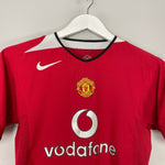 Shop 2004/06 MANCHESTER UNITED HOME SHIRT (L.KIDS) NIKE, classic football shirts, vintage football shirts & retro soccer jerseys at Cult Kits