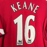 Shop 2004/06 MANCHESTER UNITED KEANE #16 HOME SHIRT (L) NIKE, classic football shirts, vintage football shirts & retro soccer jerseys at Cult Kits