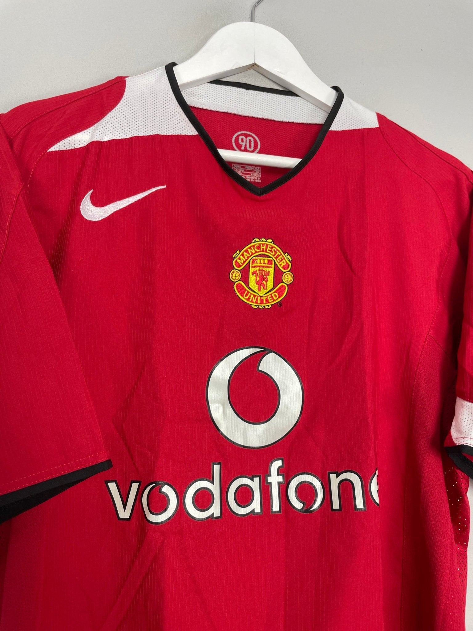 マンチェスターユナイテッド KEANE 16 NIKE Vodafone Unworn #16 Roy Keane Man United 2000/02 UCL Home Jersey Umbro XL