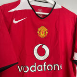 Shop 2004/06 MANCHESTER UNITED KEANE #16 HOME SHIRT (L) NIKE, classic football shirts, vintage football shirts & retro soccer jerseys at Cult Kits