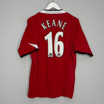 Shop 2004/06 MANCHESTER UNITED KEANE #16 HOME SHIRT (L) NIKE, classic football shirts, vintage football shirts & retro soccer jerseys at Cult Kits