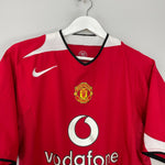 Shop 2004/06 MANCHESTER UNITED RONALDO #7 HOME SHIRT (L) NIKE, classic football shirts, vintage football shirts & retro soccer jerseys at Cult Kits