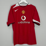 Shop 2004/06 MANCHESTER UNITED RONALDO #7 HOME SHIRT (L) NIKE, classic football shirts, vintage football shirts & retro soccer jerseys at Cult Kits