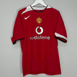 Shop 2004/06 MANCHESTER UNITED RONALDO #7 HOME SHIRT (L) NIKE, classic football shirts, vintage football shirts & retro soccer jerseys at Cult Kits
