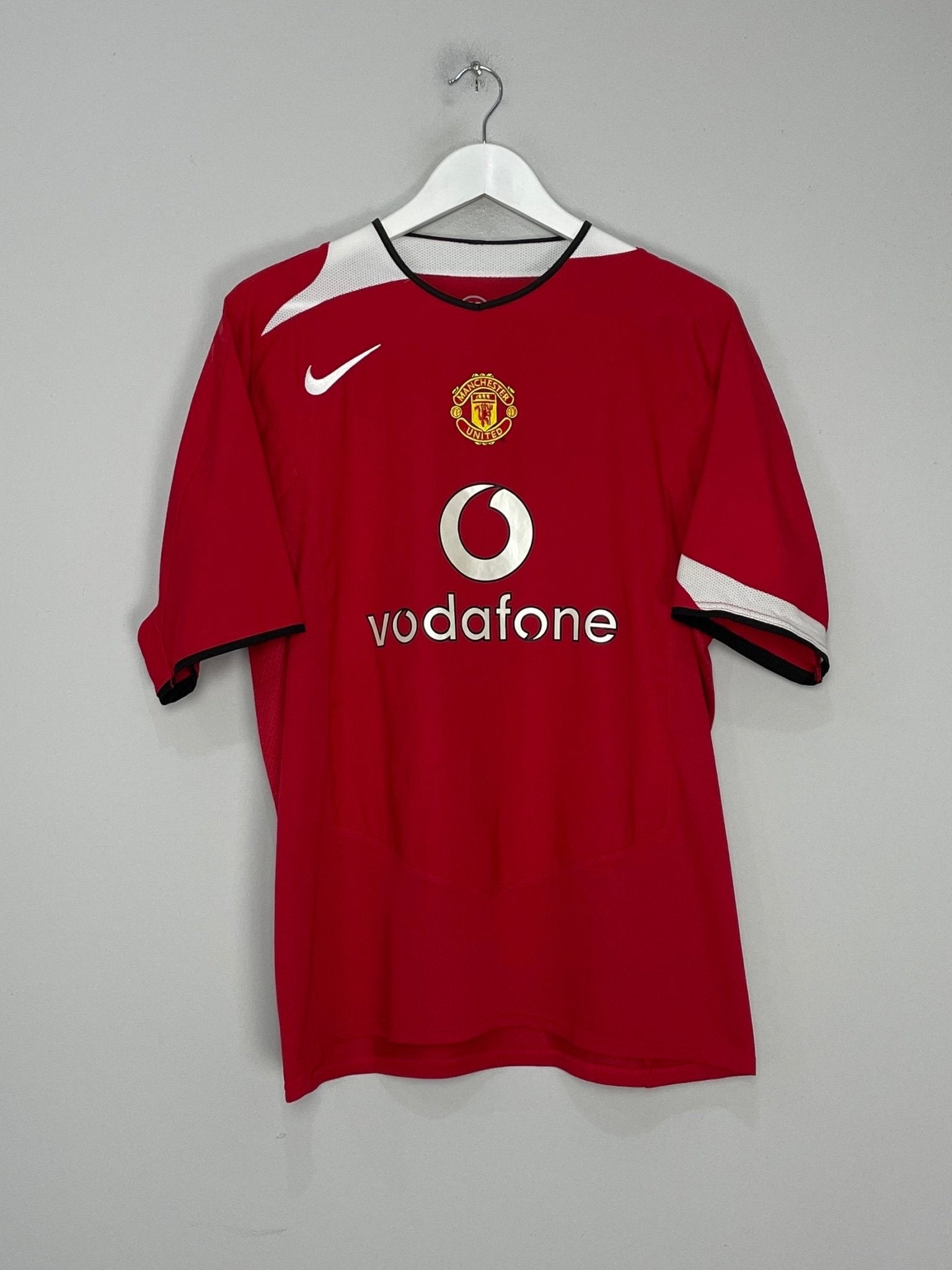 Shop 2004/06 MANCHESTER UNITED RONALDO #7 HOME SHIRT (L) NIKE, classic football shirts, vintage football shirts & retro soccer jerseys at Cult Kits