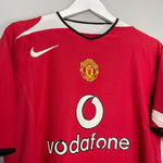 Shop 2004/06 MANCHESTER UNITED RONALDO #7 HOME SHIRT (M) NIKE, classic football shirts, vintage football shirts & retro soccer jerseys at Cult Kits