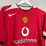Shop 2004/06 MANCHESTER UNITED RONALDO #7 HOME SHIRT (M) NIKE, classic football shirts, vintage football shirts & retro soccer jerseys at Cult Kits