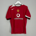 Shop 2004/06 MANCHESTER UNITED RONALDO #7 HOME SHIRT (M) NIKE, classic football shirts, vintage football shirts & retro soccer jerseys at Cult Kits