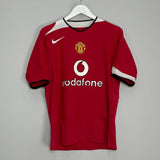 Shop 2004/06 MANCHESTER UNITED RONALDO #7 HOME SHIRT (M) NIKE, classic football shirts, vintage football shirts & retro soccer jerseys at Cult Kits