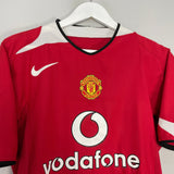 Shop 2004/06 MANCHESTER UNITED RONALDO #7 HOME SHIRT (S) NIKE, classic football shirts, vintage football shirts & retro soccer jerseys at Cult Kits