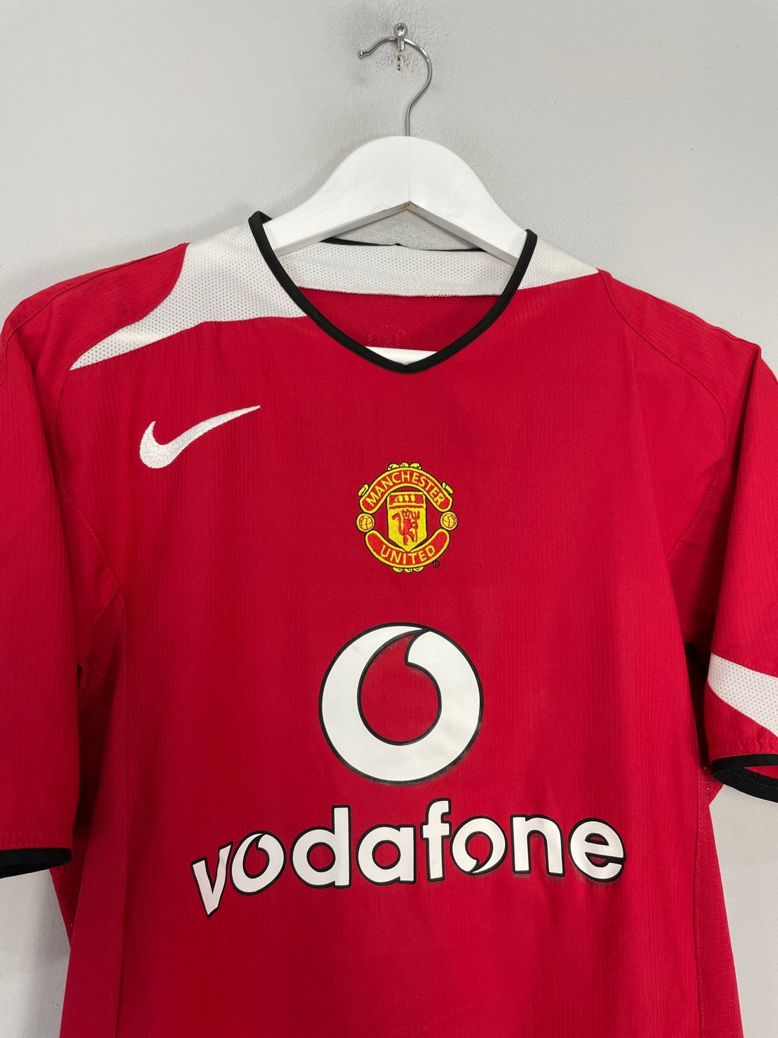 Shop 2004/06 MANCHESTER UNITED RONALDO #7 HOME SHIRT (S) NIKE, classic football shirts, vintage football shirts & retro soccer jerseys at Cult Kits
