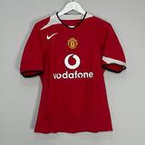 Shop 2004/06 MANCHESTER UNITED RONALDO #7 HOME SHIRT (S) NIKE, classic football shirts, vintage football shirts & retro soccer jerseys at Cult Kits