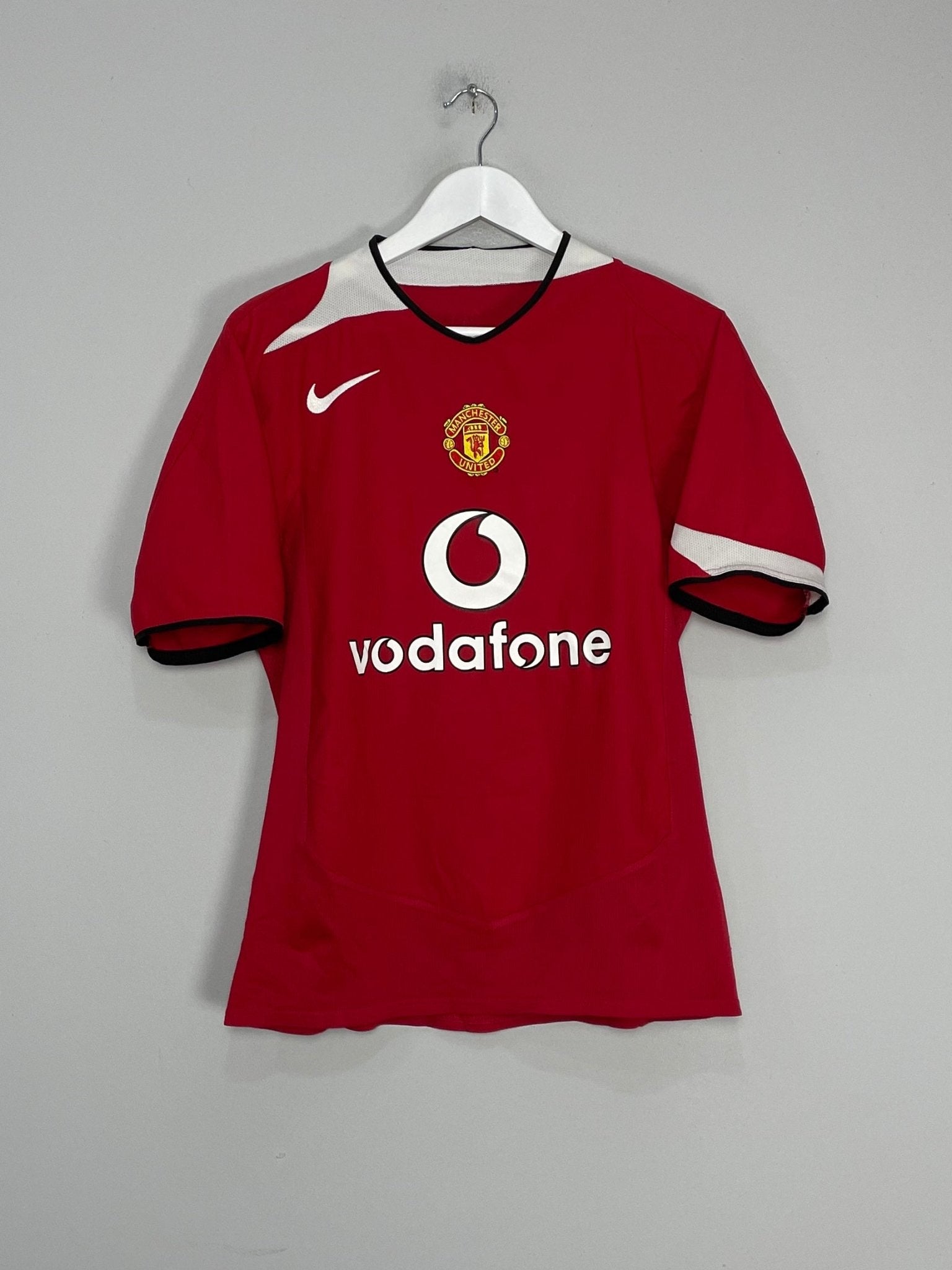 Shop 2004/06 MANCHESTER UNITED RONALDO #7 HOME SHIRT (S) NIKE, classic football shirts, vintage football shirts & retro soccer jerseys at Cult Kits