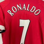 Shop 2004/06 MANCHESTER UNITED RONALDO #7 HOME SHIRT (S) NIKE, classic football shirts, vintage football shirts & retro soccer jerseys at Cult Kits