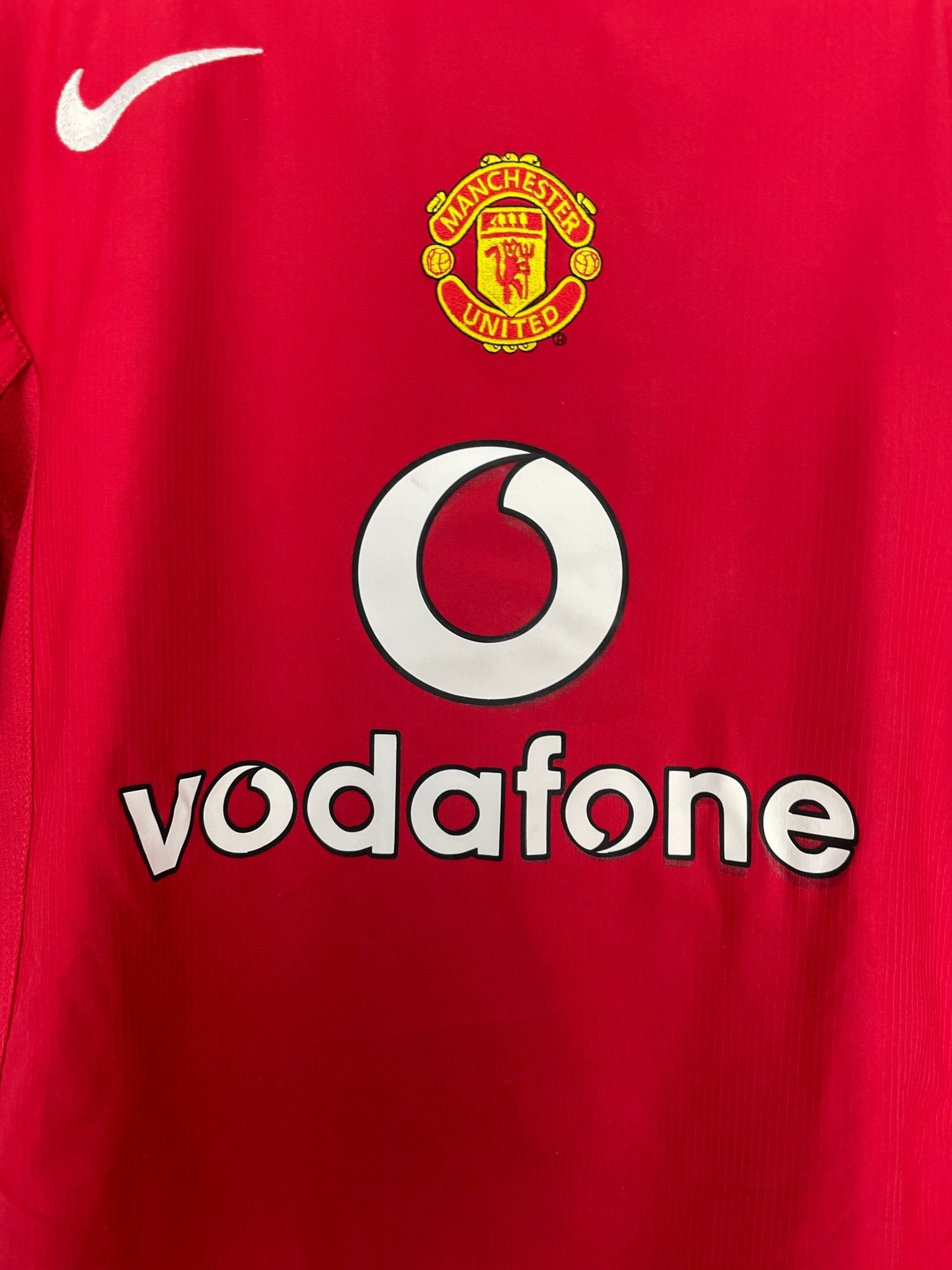 Shop 2004/06 MANCHESTER UNITED RONALDO #7 HOME SHIRT (S) NIKE, classic football shirts, vintage football shirts & retro soccer jerseys at Cult Kits