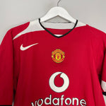 Shop 2004/06 MANCHESTER UNITED RONALDO #7 HOME SHIRT (S) NIKE, classic football shirts, vintage football shirts & retro soccer jerseys at Cult Kits
