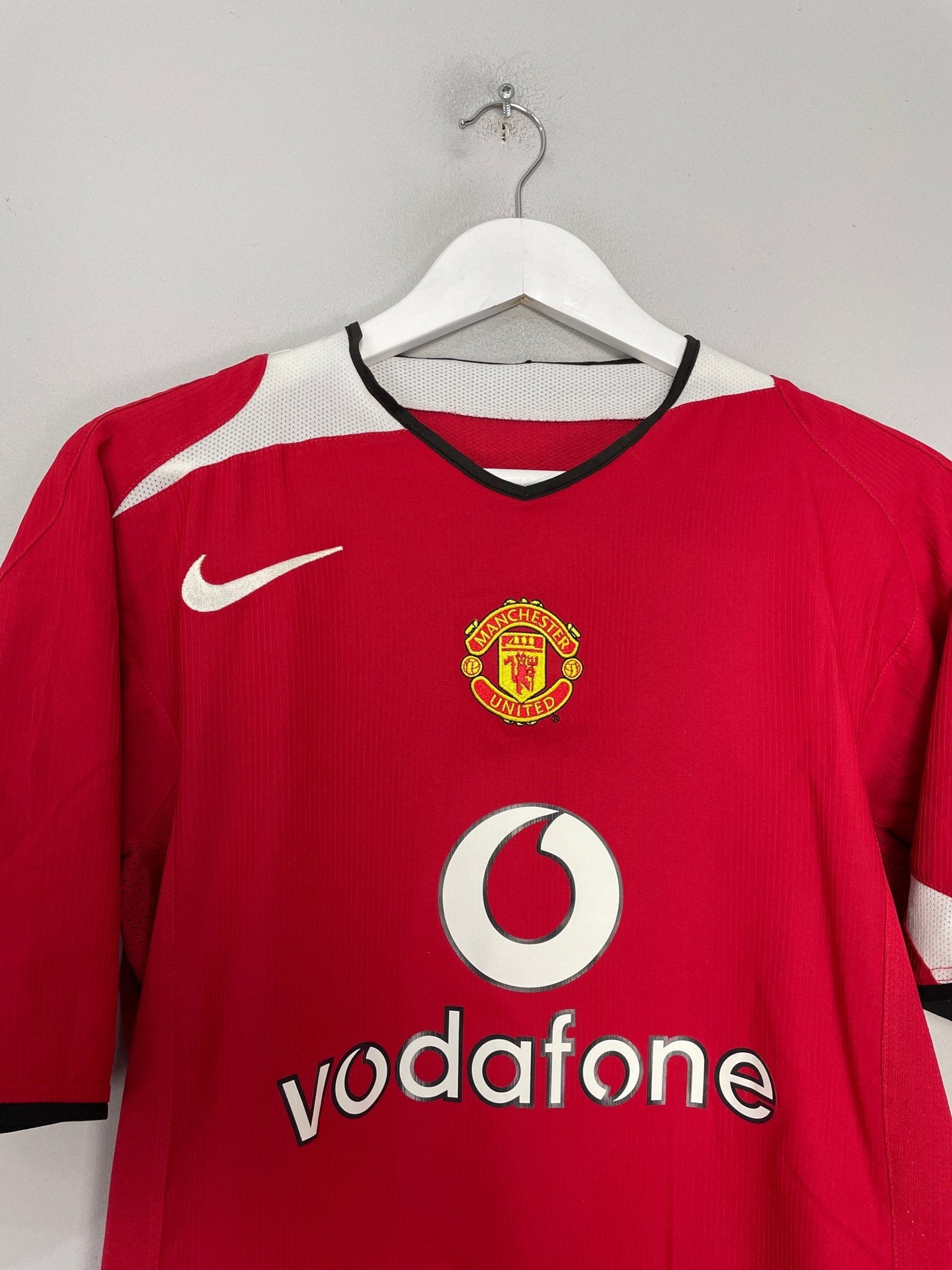 Shop 2004/06 MANCHESTER UNITED RONALDO #7 HOME SHIRT (S) NIKE, classic football shirts, vintage football shirts & retro soccer jerseys at Cult Kits