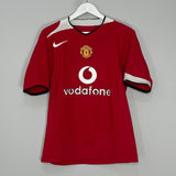 Shop 2004/06 MANCHESTER UNITED RONALDO #7 HOME SHIRT (S) NIKE, classic football shirts, vintage football shirts & retro soccer jerseys at Cult Kits