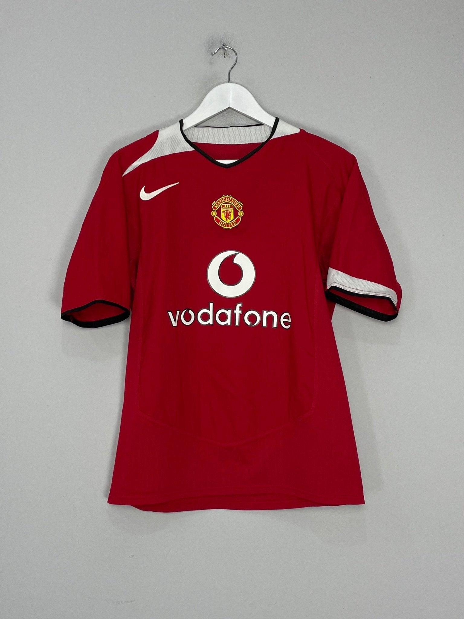 Shop 2004/06 MANCHESTER UNITED RONALDO #7 HOME SHIRT (S) NIKE, classic football shirts, vintage football shirts & retro soccer jerseys at Cult Kits